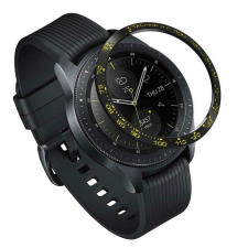 Ringke Bezel Styling védőfólia Galaxy Watchhoz 42mm, fekete/sárga okosóra kellék