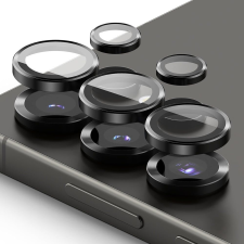 Ringke Fényképezőgép film Samsung Galaxy S25 Ultra készülékhez - Ringke kameralencse keretüveg - fekete mobiltelefon kellék