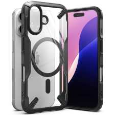 Ringke Fusion X MagSafe-kompatibilis tok iPhone 16 - fekete tok és táska