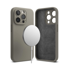 Ringke iPhone 15 Pro Silicone mágneses tok, szürke tok és táska