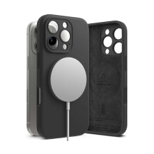 Ringke iPhone 16 Pro Silicone mágneses tok, fekete tok és táska