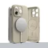 Ringke iPhone 16 Pro Silicone mágneses tok, Stone