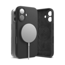 Ringke iPhone 16 Tok - Szilikon Mágneses Fekete tok és táska