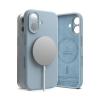 Ringke iPhone 16 Tok - Szilikon Mágneses Kék