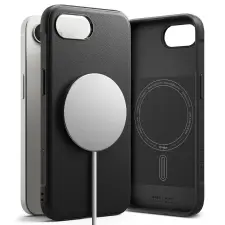 Ringke Onyx Magnetic MagSafe iPhone 16E / 17E szilikon hátlap tok - fekete tok és táska
