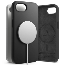 Ringke Silicone MagSafe-kompatibilis tok iPhone 16e - fekete tok és táska