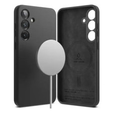 Ringke Silicone MagSafe-kompatibilis tok Samsung Galaxy S25 - fekete tok és táska