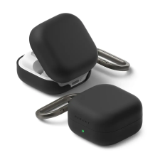 Ringke Silicone szilikontok Samsung Galaxy Buds 4 / 4 Pro készülékhez fekete fülhallgató, fejhallgató tok