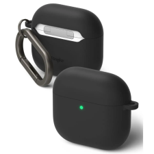 Ringke Silicone tok AirPods 4 - fekete fülhallgató, fejhallgató tok