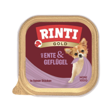 RINTI Gold Duck&Poultry Mini kacsa és baromfi 100 g kutyaeledel