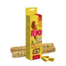 Rio RIO Dupla Rúd Kiegészítő madáreleség trópusi gyümölcsökkel kanáriknak 2x40 g madáreledel
