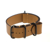 RIOS1931 Nato Madrid bőr óraszíj, mézbarna, 20/20mm