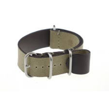 RIOS1931 RIOS Nato Warsaw canvas óraszíj, mézbarna, 22/22mm óraszíj