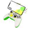 RiotPWR ™ ESL Gaming Controller for iOS (White/Green) (RP1950ESL) - Kontrollerek