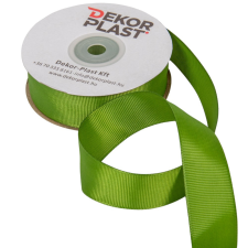  Ripsz szalag zöld 2.5cmx25y dekorációs kellék