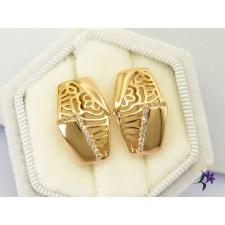  Rita antiallergén dizajn fülbevaló-18k fülbevaló