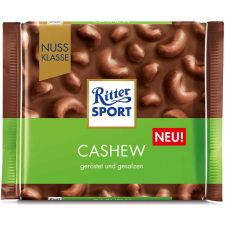  Ritter Sport Selection Tejcsokoládé kesudióval 100g csokoládé és édesség