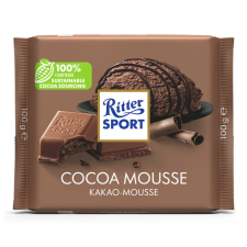 Ritter sport tejcsokoládé 100g kakaomousse töltött csokoládé és édesség