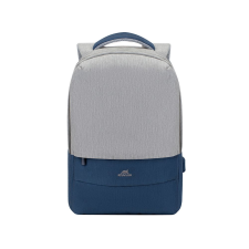 RivaCase - 7562 Anti-theft Laptop backpack 15.6" / 6 Grey/Dark blue számítógéptáska