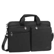 RivaCase RIVACASE Notebook táska, 16", RIVACASE "Tiergarten 8530", fekete számítógéptáska