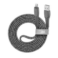 RivaCase Rivapower PS6108 GR12 ENG USB-A / Lightning nylon braided cable, 1,2m Grey kábel és adapter
