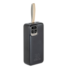 RivaCase Rivapower VA2585 30000mAh Powerbank QC/PD 20W fekete (4260709011950) (4260709011950) power bank