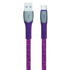 RivaCase Usb kábel, USB - USB-C, 1,2 m, "PS6102", piros (4260403575970) mobiltelefon kellék