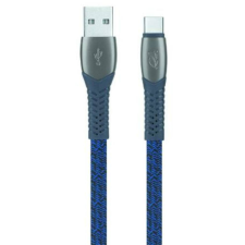 RivaCase USB kábel, USB - USB-C, 1,2 m, RIVACASE PS6102, kék (RUK6102BL) kábel és adapter