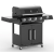 RIWALL RGG 41 gázüzemű grillsütő 15 kW, 4+1 gázégővel