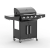RIWALL RGG 41 gázüzemű grillsütő 15 kW, 4+1 gázégővel