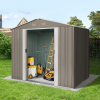 RIWALL RMSA 6x8 Brown fém kerti tároló