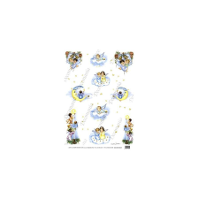  Rizspapír A3 – Angyalkák dekorációs kellék