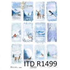  Rizspapír - állatok dekorációs kellék