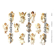  Rizspapír - angyalok dekorációs kellék