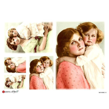  Rizspapír - anya-lánya dekorációs kellék