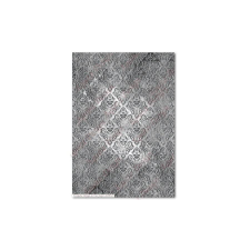  Rizspapír – háttér, ezüst dekorációs kellék