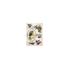  Rizspapír – kislány keretben dekorációs kellék