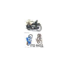  Rizspapír - motorok dekorációs kellék