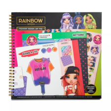 RMS Rainbow High: Spirálos divattervező füzet kreatív és készségfejlesztő