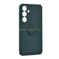 ROAR AMBER szilikon telefonvédő (tartógyűrű, mágneses, kameravédő) SÖTÉTZÖLD (GP-165014) tok és táska