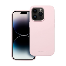 ROAR Apple iPhone 14 Pro prémium szilikon tok velúr béléssel, világos rózsaszín (5903396249778) tok és táska