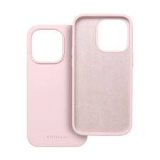 ROAR Apple iPhone 16 Plus prémium szilikon tok velúr béléssel, világosrózsaszín tok és táska