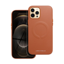 ROAR Leather Magsafe iPhone 12 Pro Max eco bőr tok, barna tok és táska