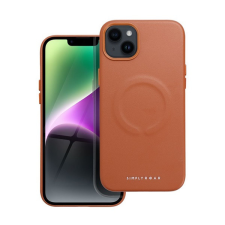 ROAR Leather Magsafe iPhone 14 Plus eco bőr tok, barna tok és táska