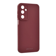 ROAR LUNA szilikon telefonvédő (ultravékony, matt, kameravédő, wireless) BORDÓ tok és táska