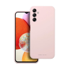 ROAR Samsung Galaxy A14 4G / A14 5G prémium szilikon tok velúr béléssel, világos rózsaszín