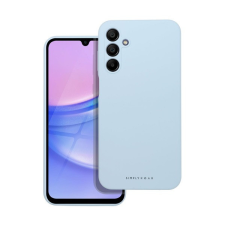ROAR Samsung Galaxy A15 4G / A15 5G prémium szilikon tok velúr béléssel, világoskék tok és táska