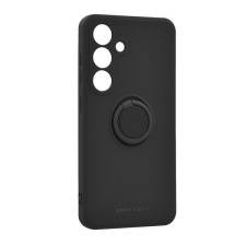 ROAR Samsung Galaxy A15 (SM-A155) amber szilikon telefonvédő (tartógyűrű, mágneses, kameravédő) fekete tok és táska
