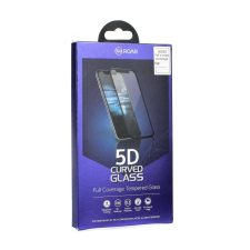 ROAR Samsung Galaxy A42 5G üvegfólia, tempered glass, előlapi, 5D, edzett, hajlított, fekete kerettel,... mobiltelefon kellék