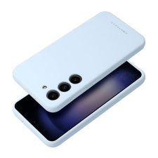 ROAR Samsung Galaxy S23 5G prémium szilikon tok velúr béléssel, világoskék tok és táska